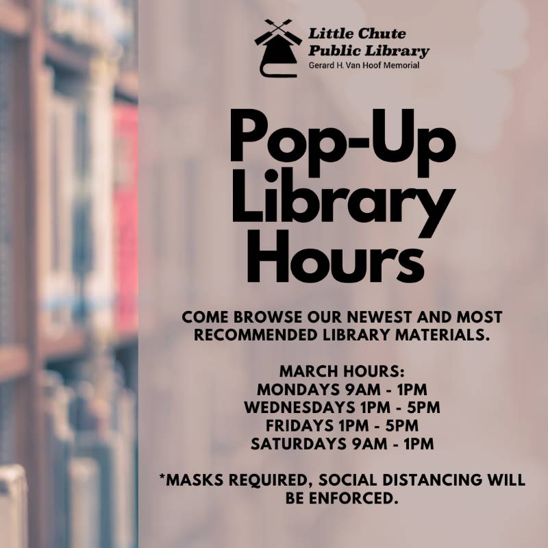 Events Page Little Chute Public Library