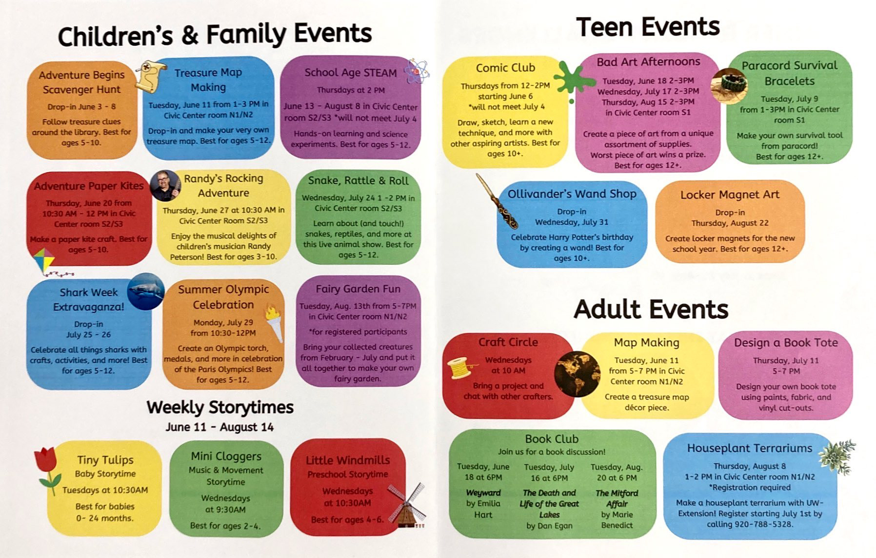 Fall Guide Little Chute Public Library