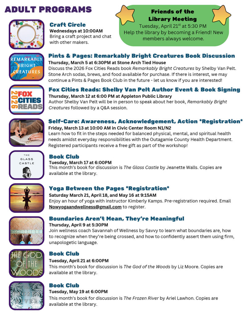 Spring 26 Program Guide Page 1